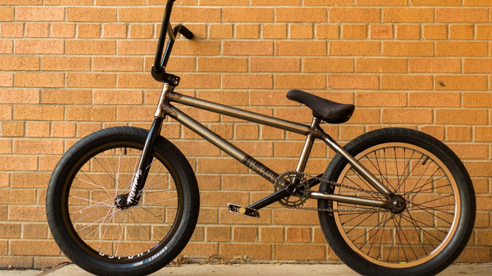 A Brakeless Bmx Bike
