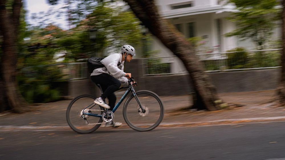 Climbing Hills With A City Bike