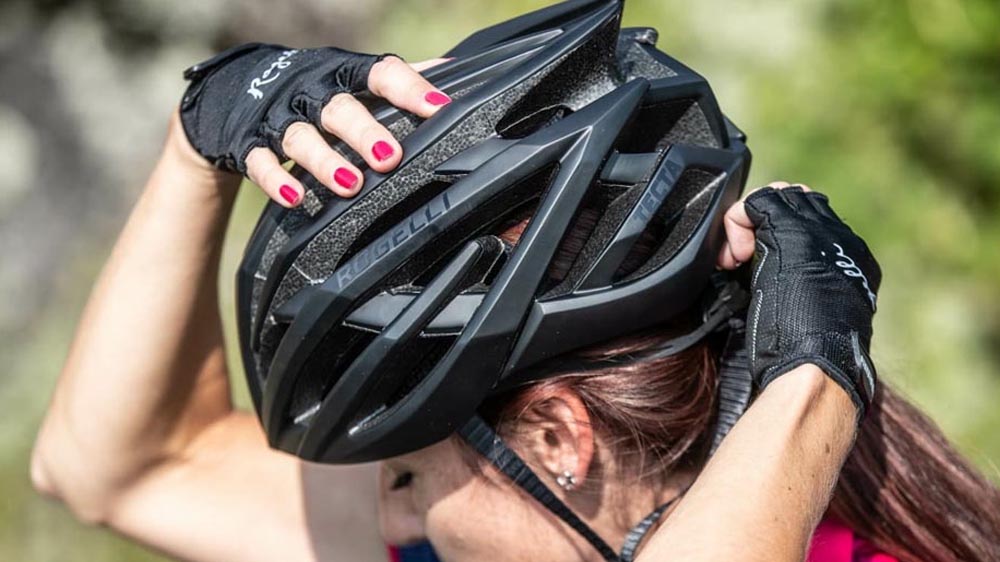 Wearing A Certified Helmet Before Road Biking