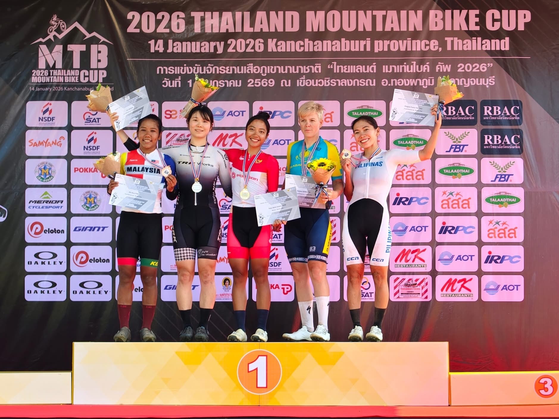 Sayu Bella Sabet Medali Emas Di Thailand Mountain Bike Cup Xco