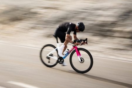 Speeding On A Road Bike
