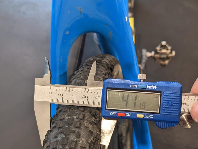 Measuring The Gravel Bike’s Tire Clearance