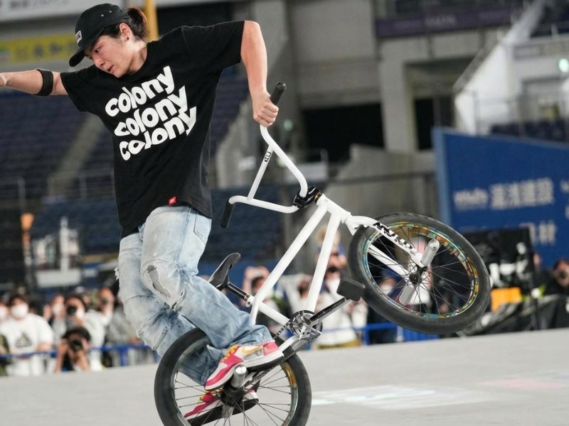 A Bmx Trick That Involves Pegs