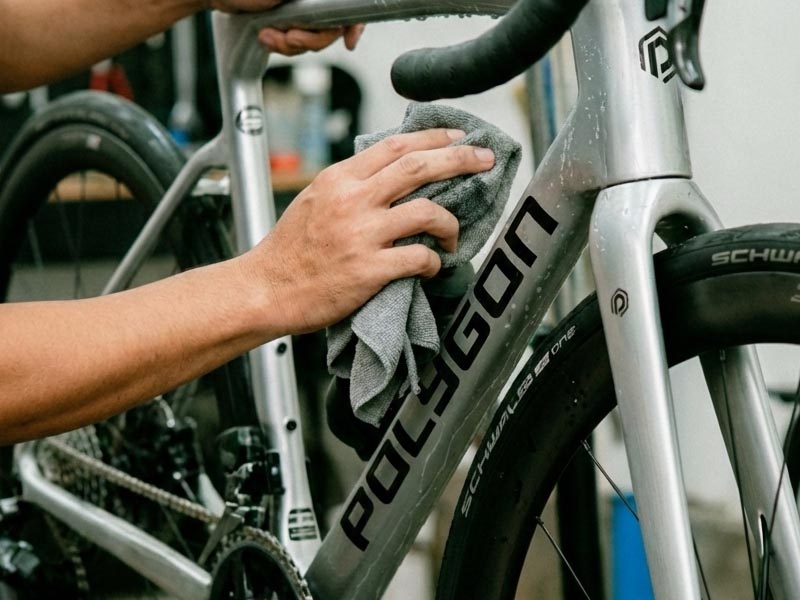 Cleaning A Bicycle Frame