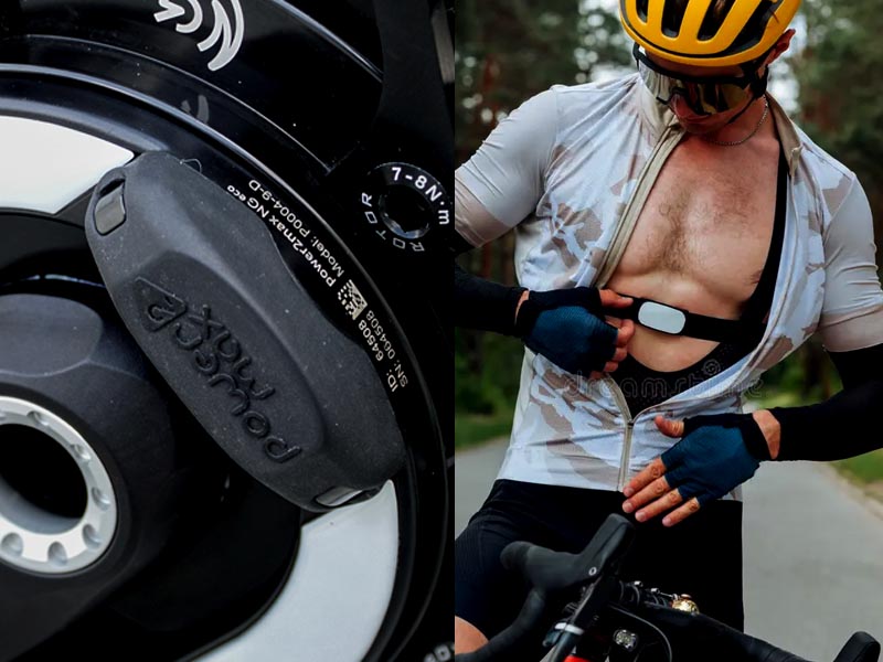 A Road Cyclist Is Using A Power Meter Vs A Heart Rate Monitor