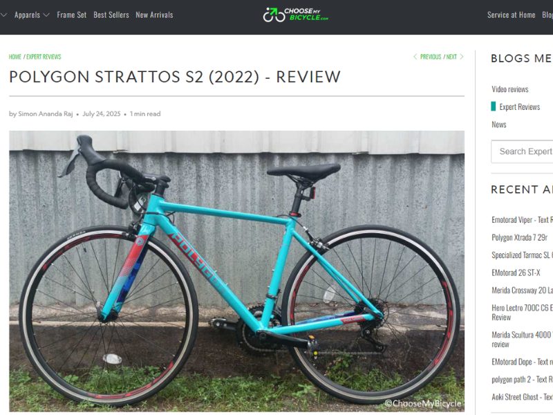 Strattos S2 Road Bike Reviewed By Choosemybicycle