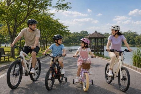 Plg-Benefit Of Cycling For Kids-Header A Fun Morning Ride With A Family