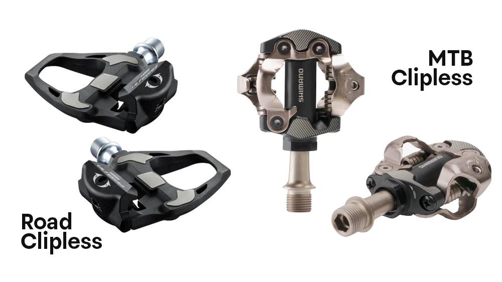 Road Vs Mountain Bike Clipless Pedal System