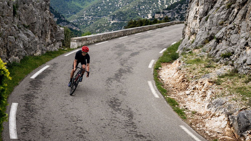 Long Ride With A Road Bicycle