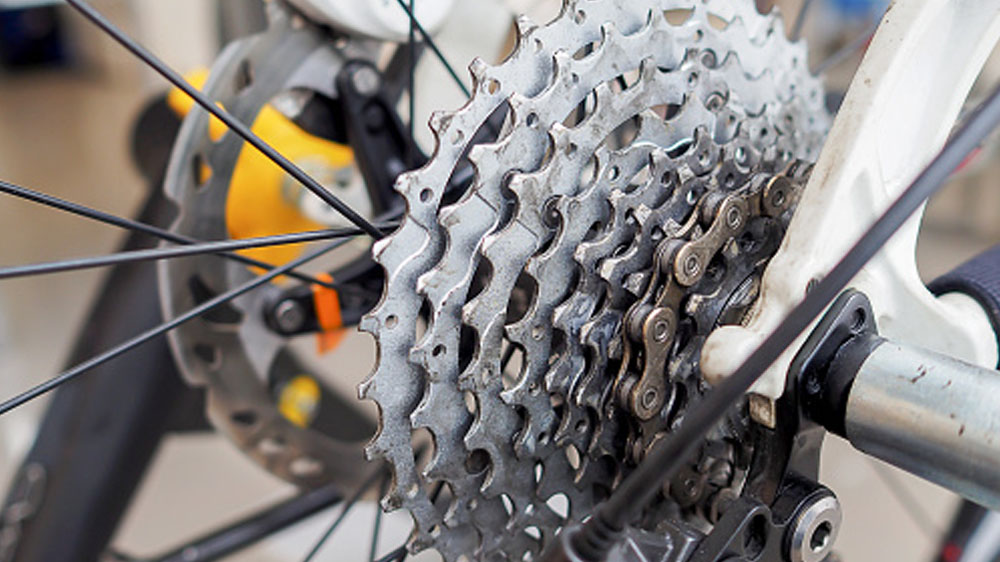 Storing A Road Bike In The Smallest Gear 