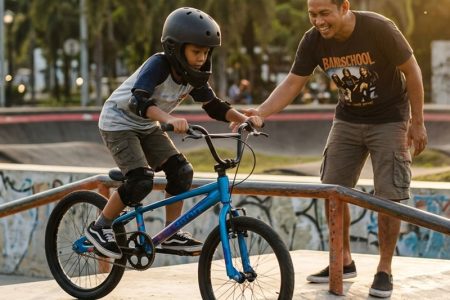 Cycling Lesson With Polygon Kids Bike