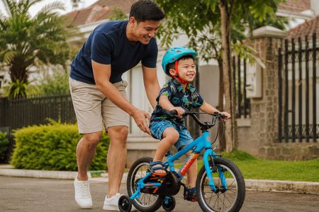 Learn To Ride A Kids Bike With The Polygon Crosser 16