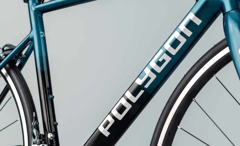 Strattos S4 Green Details Downtube 2