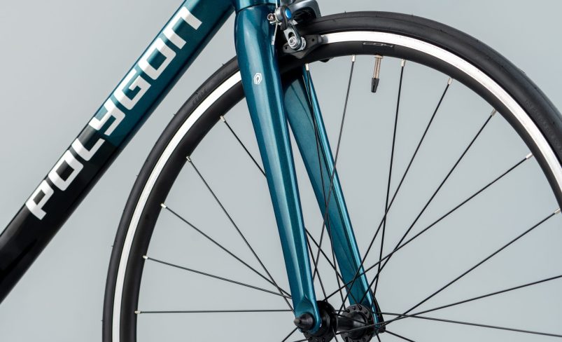 Strattos S4 Green Details Fork