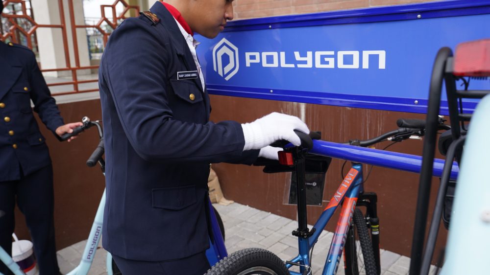 Parkir Sepeda Polygon Di Bike Shelter