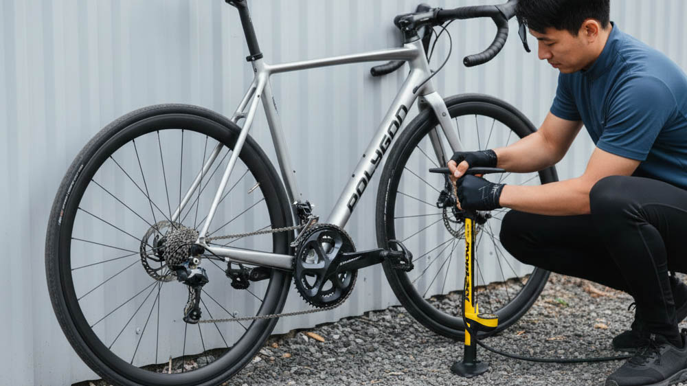 Inflating Road Bike Tires