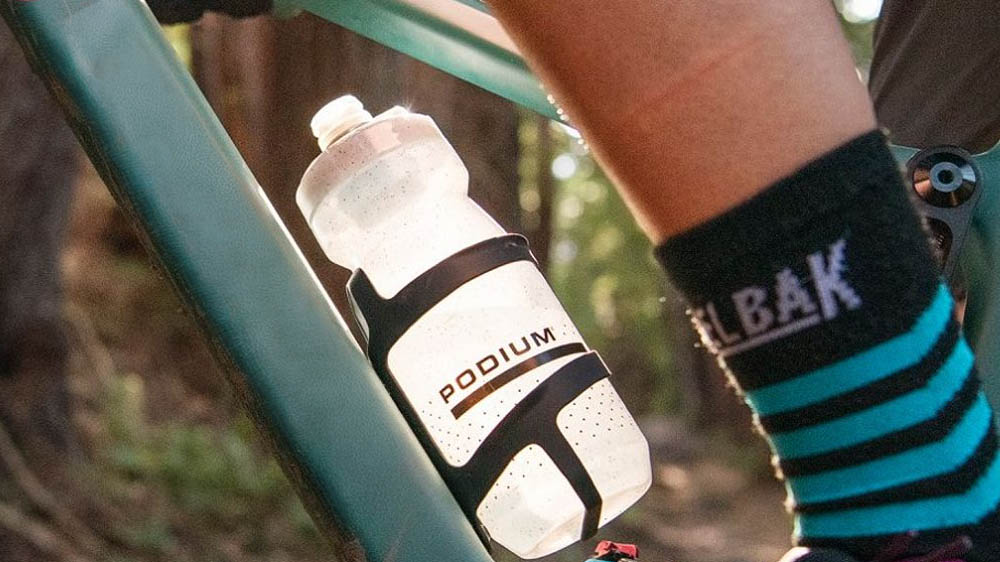 Using A Bottle Cage To Put The Water Bottle